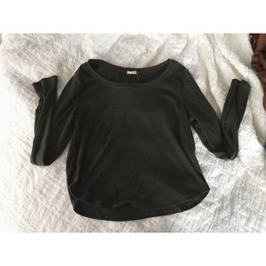 olive green long sleeve